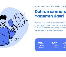 kahramanmaraş yazılım, onikişubat yazılım