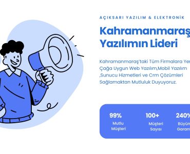 kahramanmaraş yazılım, onikişubat yazılım