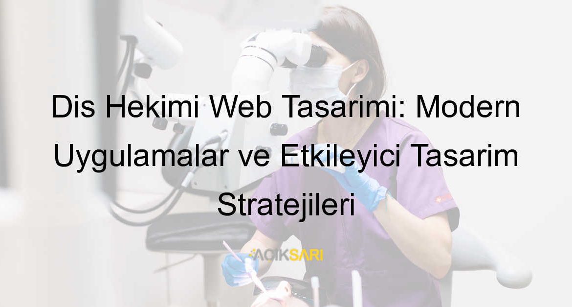 Diş hekimi web tasarımı